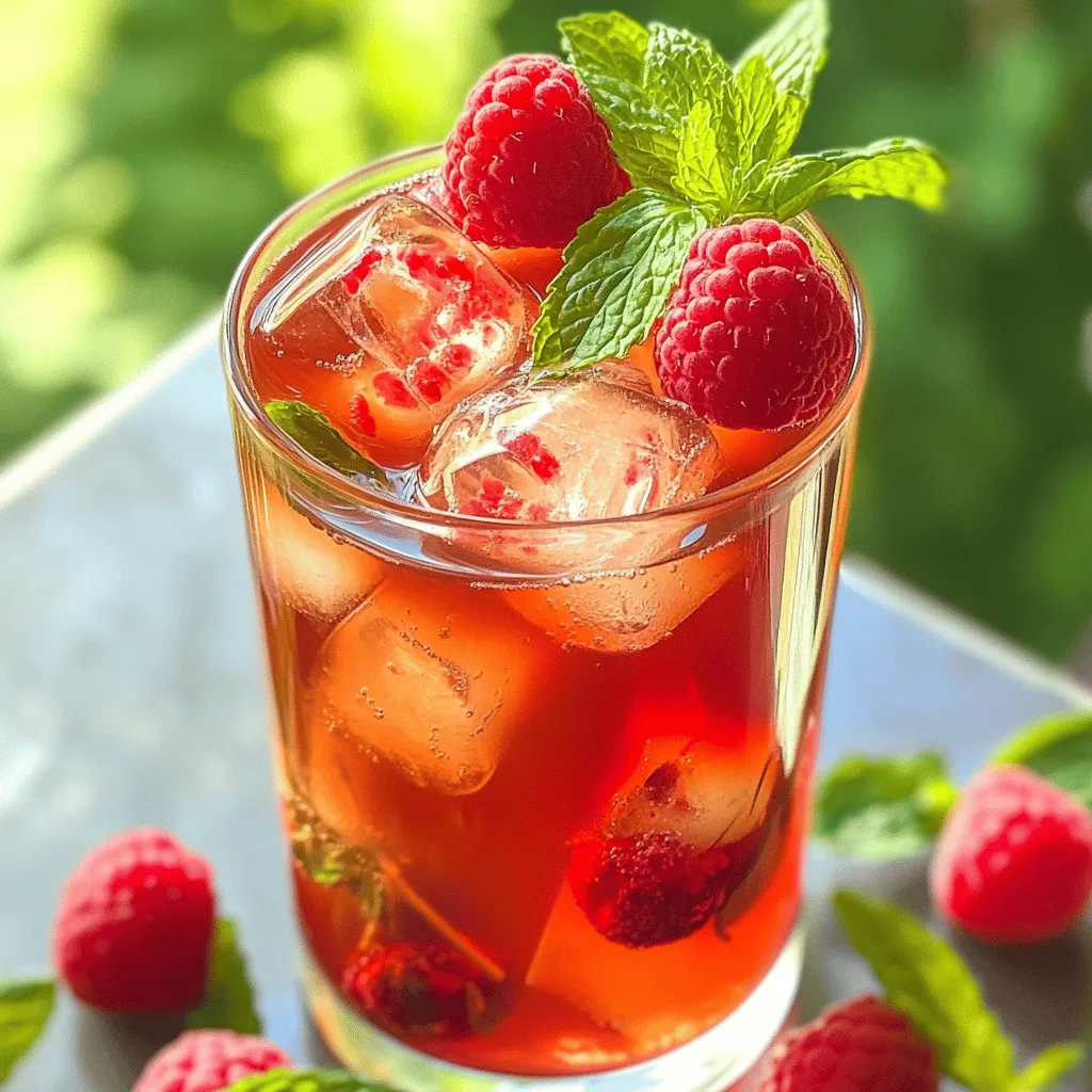 Delicious Earl Grey Raspberry Iced Tea to Enjoy Today