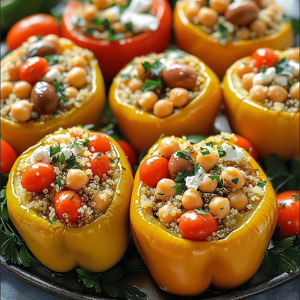 Mediterranean Stuffed Peppers Tasty and Healthy Meal