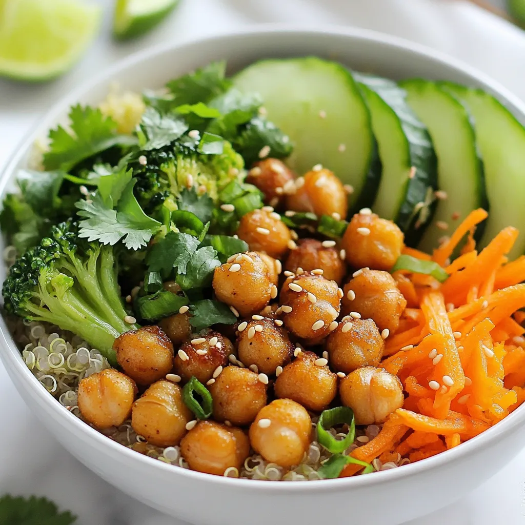 Crispy Sesame Chickpea Bowls Flavorful and Filling Meal