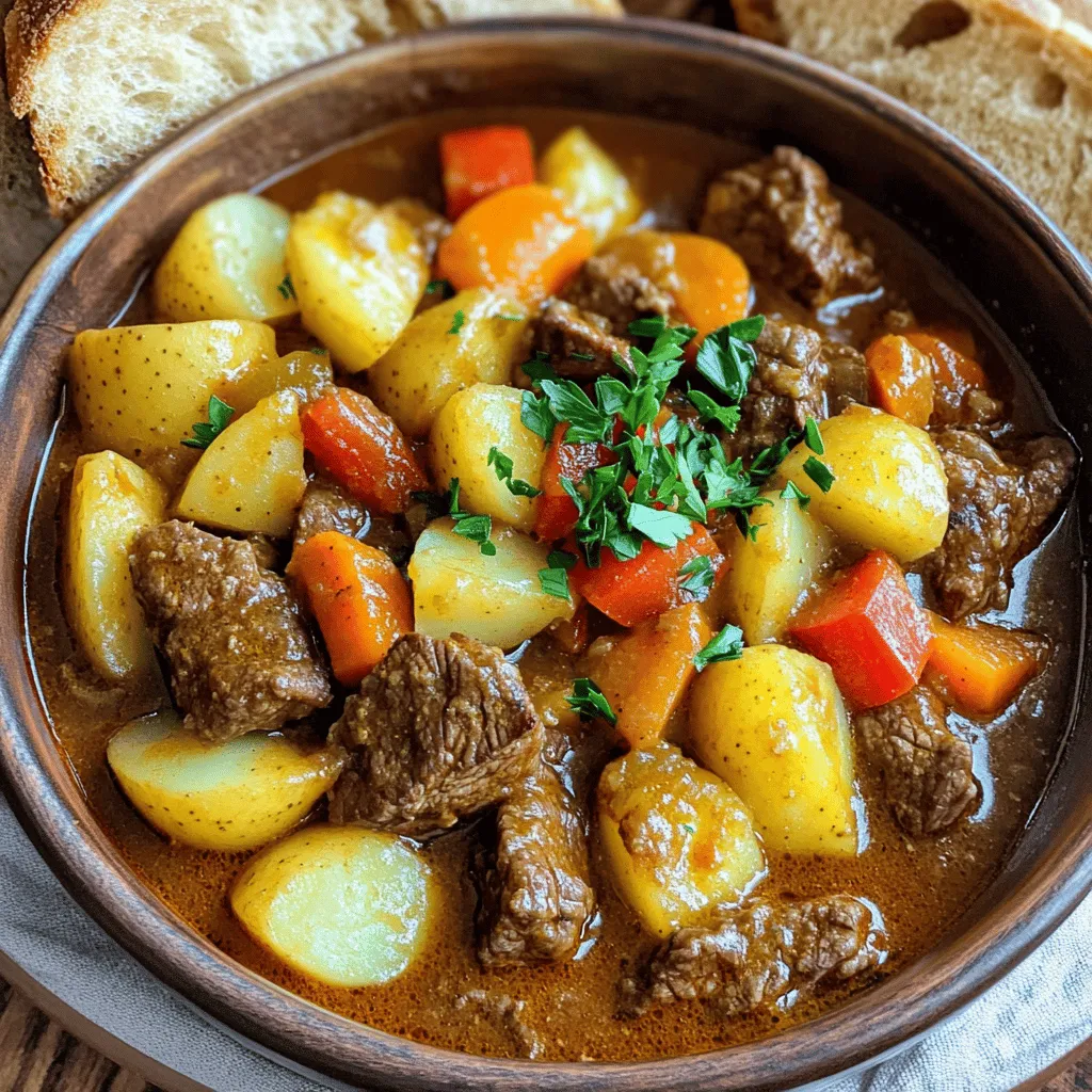 To make an authentic German goulash, you need some key ingredients. The main ingredient is beef chuck. It has great flavor and becomes tender when cooked. You should cut it into 1-inch cubes for even cooking.