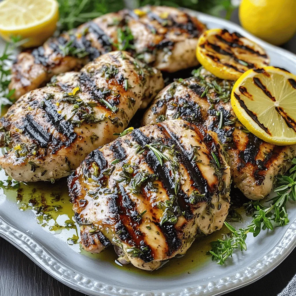 Herbed Lemon Grilled Chicken Savory Flavor Explosion
