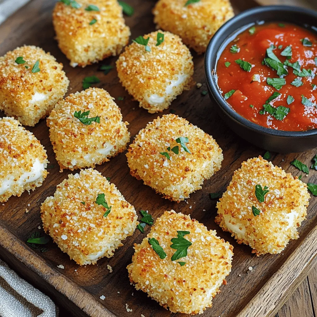 Cheesy Parmesan Mozzarella Bites Savory Snack Idea