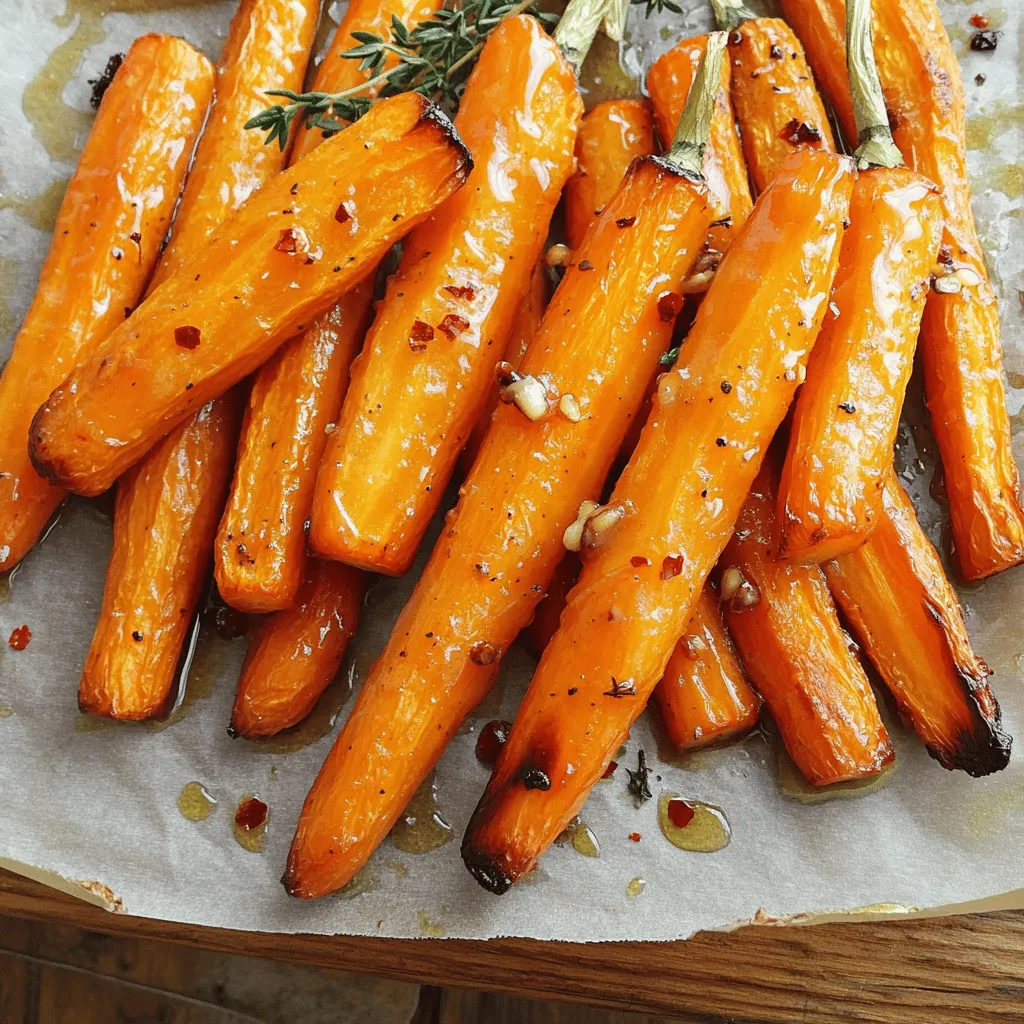 Honey Garlic Roasted Carrots Simple and Flavorful Dish