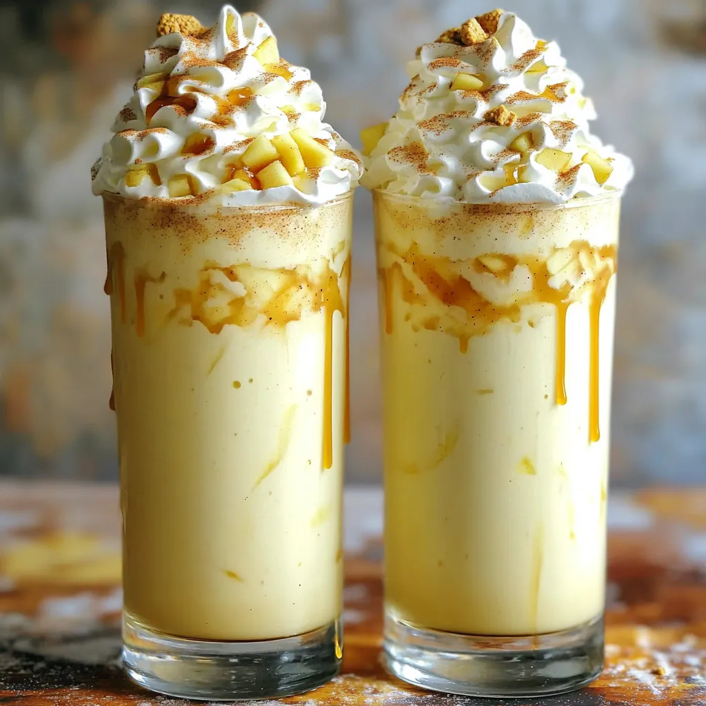 Delicious Apple Pie Milkshake Creamy and Flavorful Drink