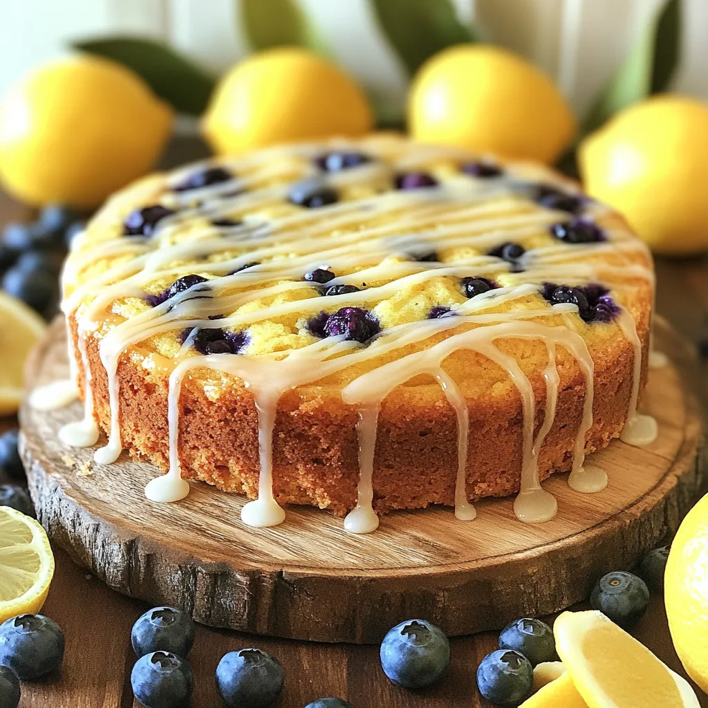 Lemon Blueberry Coffee Cake Irresistible Flavor Treat