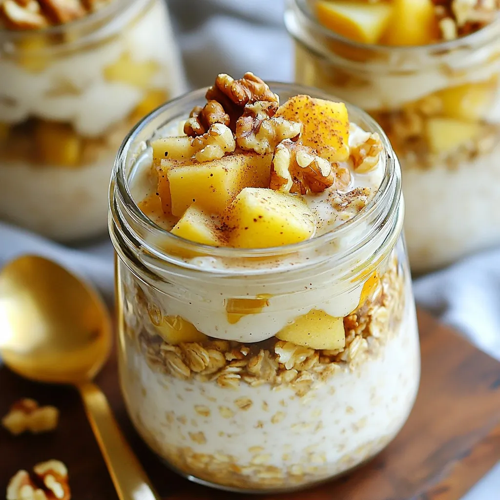 Tasty Apple Pie Overnight Oats Simple and Filling