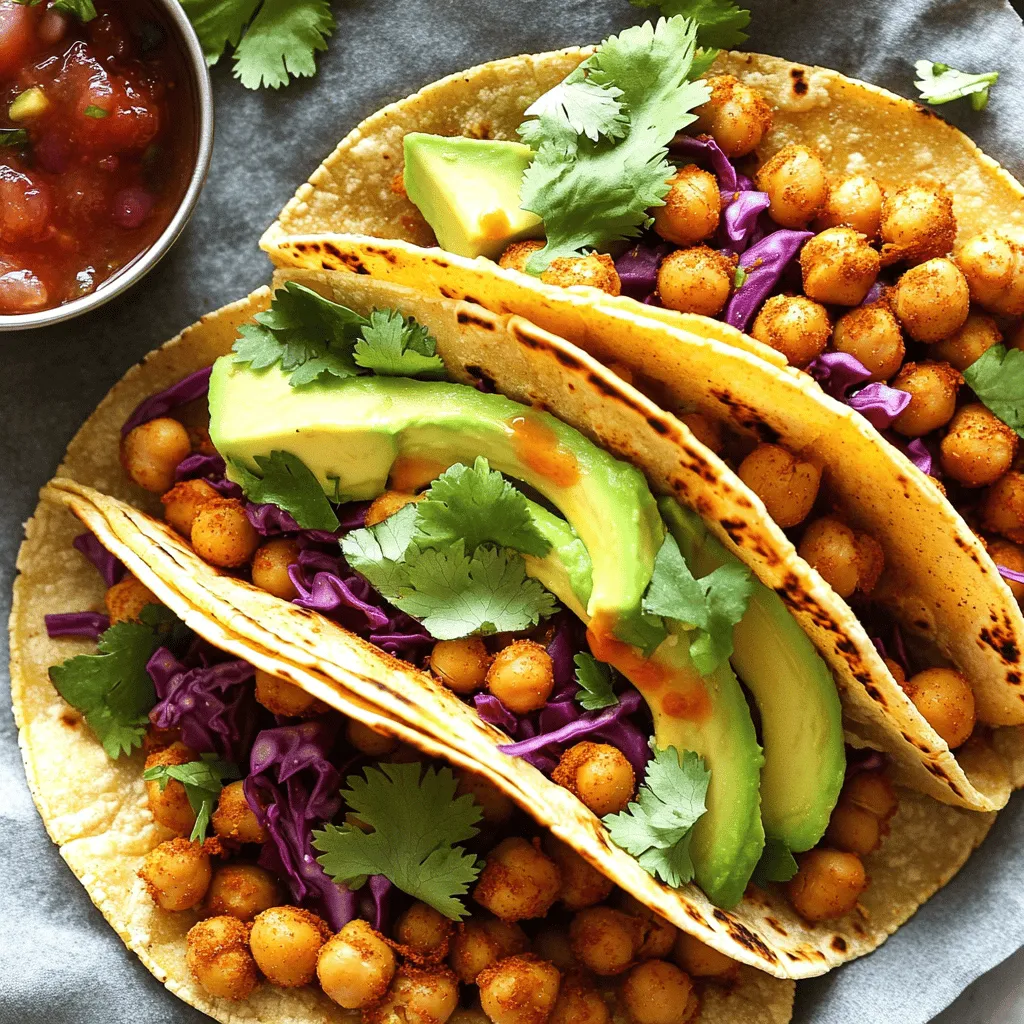 Spicy Chickpea Tacos Flavorful and Easy Recipe