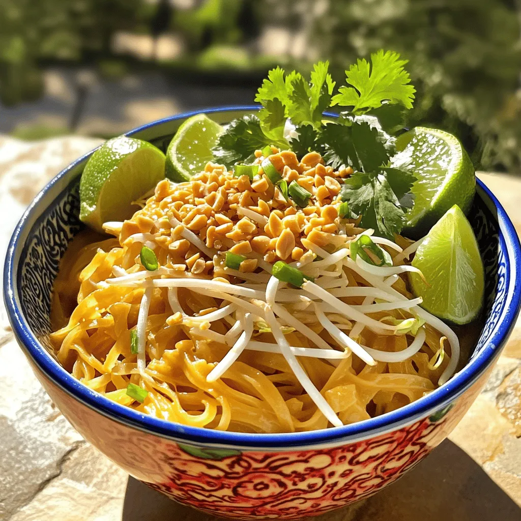 Pad Thai in Twenty Minutes Quick and Tasty Meal