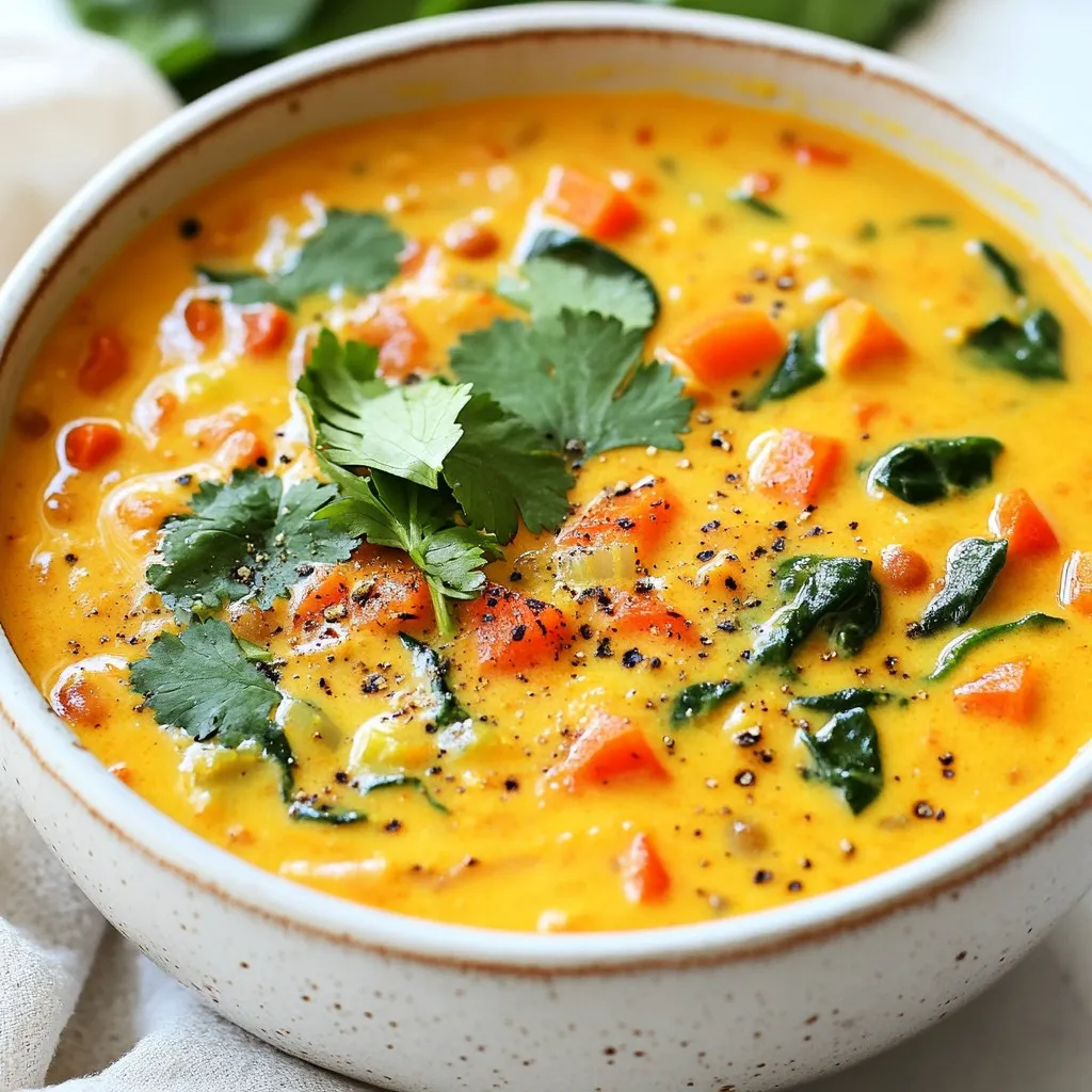 Coconut Curry Lentil Soup Flavorful and Nourishing Dish