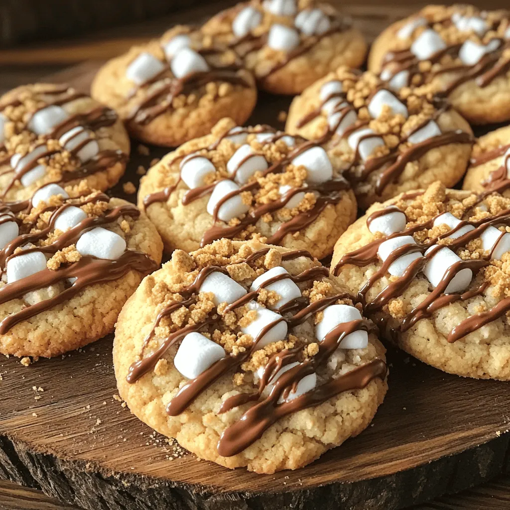S&#8217;mores Cookies Recipe | Marshmallow and Chocolate Delight