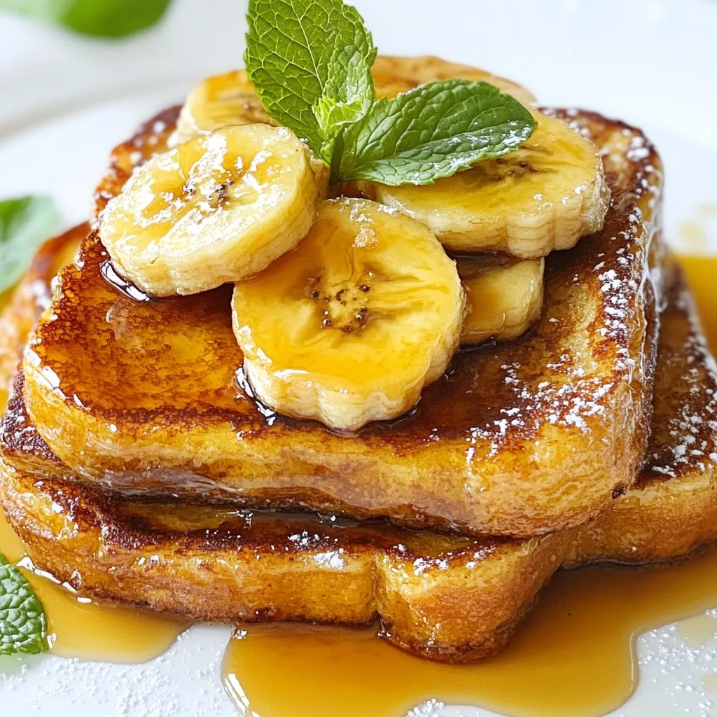 Savory Caramelized Banana French Toast Delight