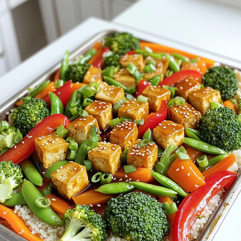 Sheet Pan Teriyaki Tofu Bowls Quick and Easy Recipe