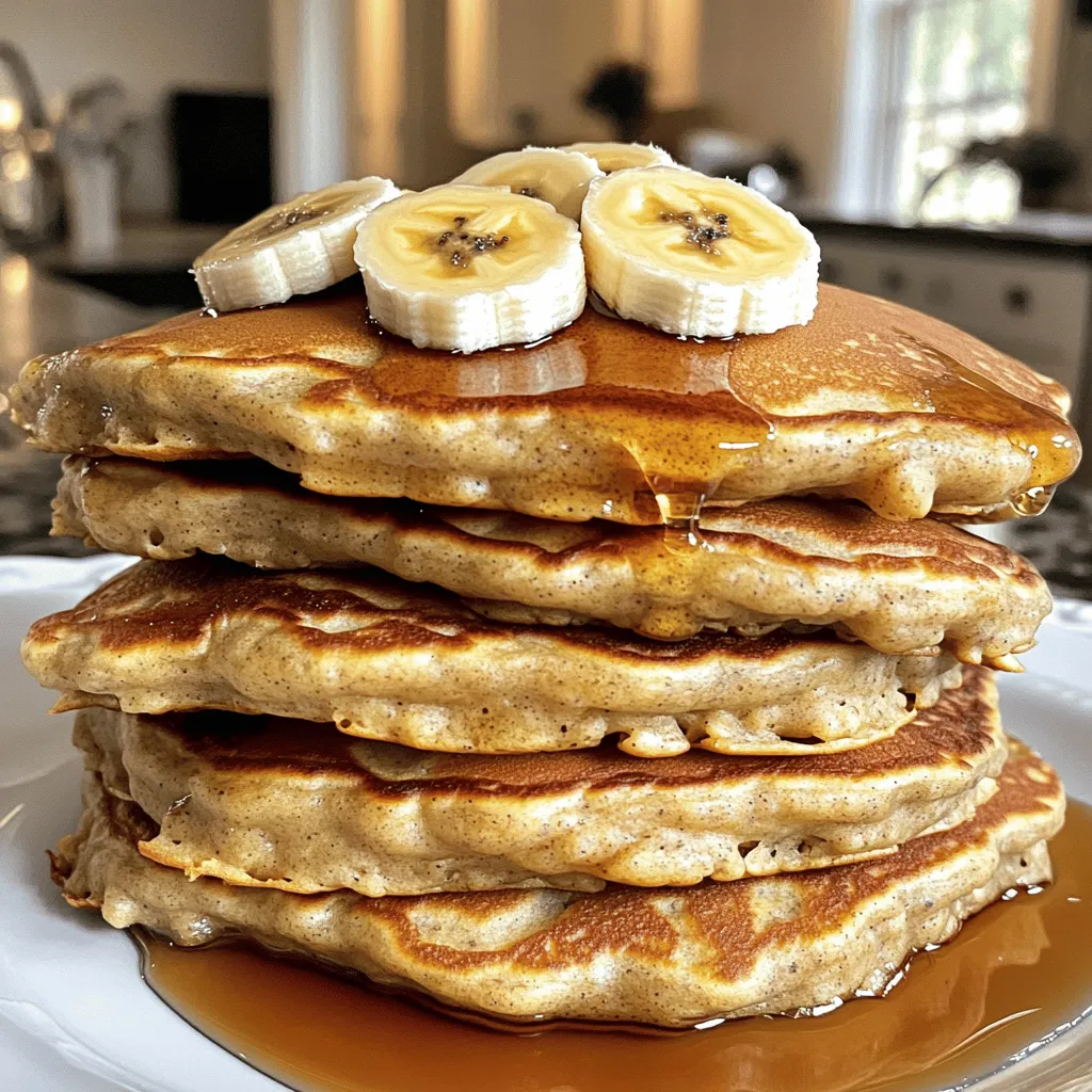 Gluten Free Banana Oat Pancakes Simple and Tasty Recipe