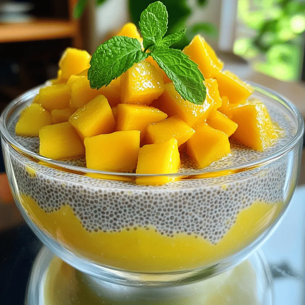 Mango Coconut Chia Pudding Simple and Healthy Treat