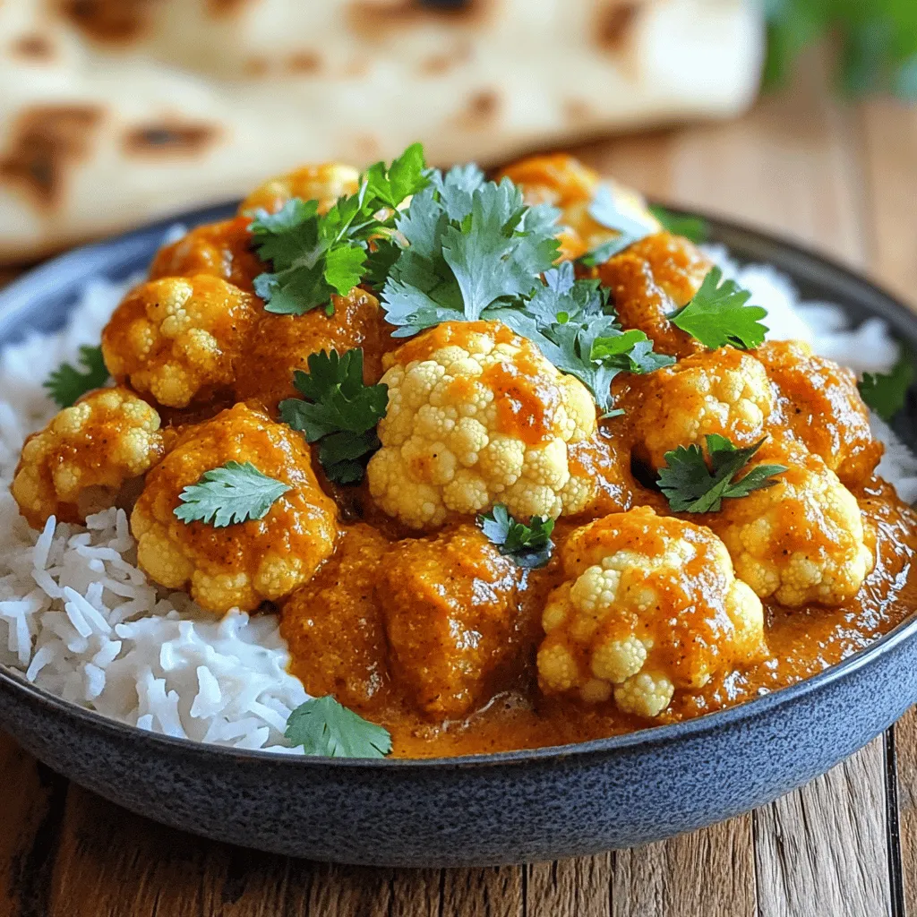 Cauliflower Tikka Masala Flavorful and Simple Recipe