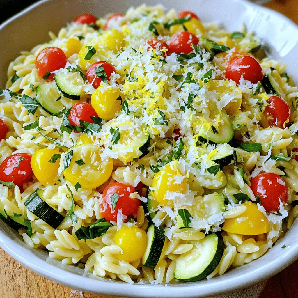 Orzo pasta is a small, rice-shaped pasta. It is often used in salads, soups, and sides. You can find orzo in many dishes around the world.