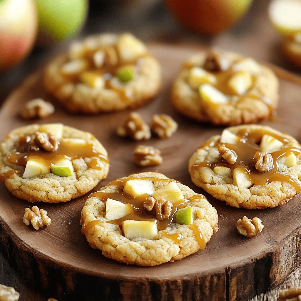 Caramel Apple Walnut Cookies Flavorful Fall Treats