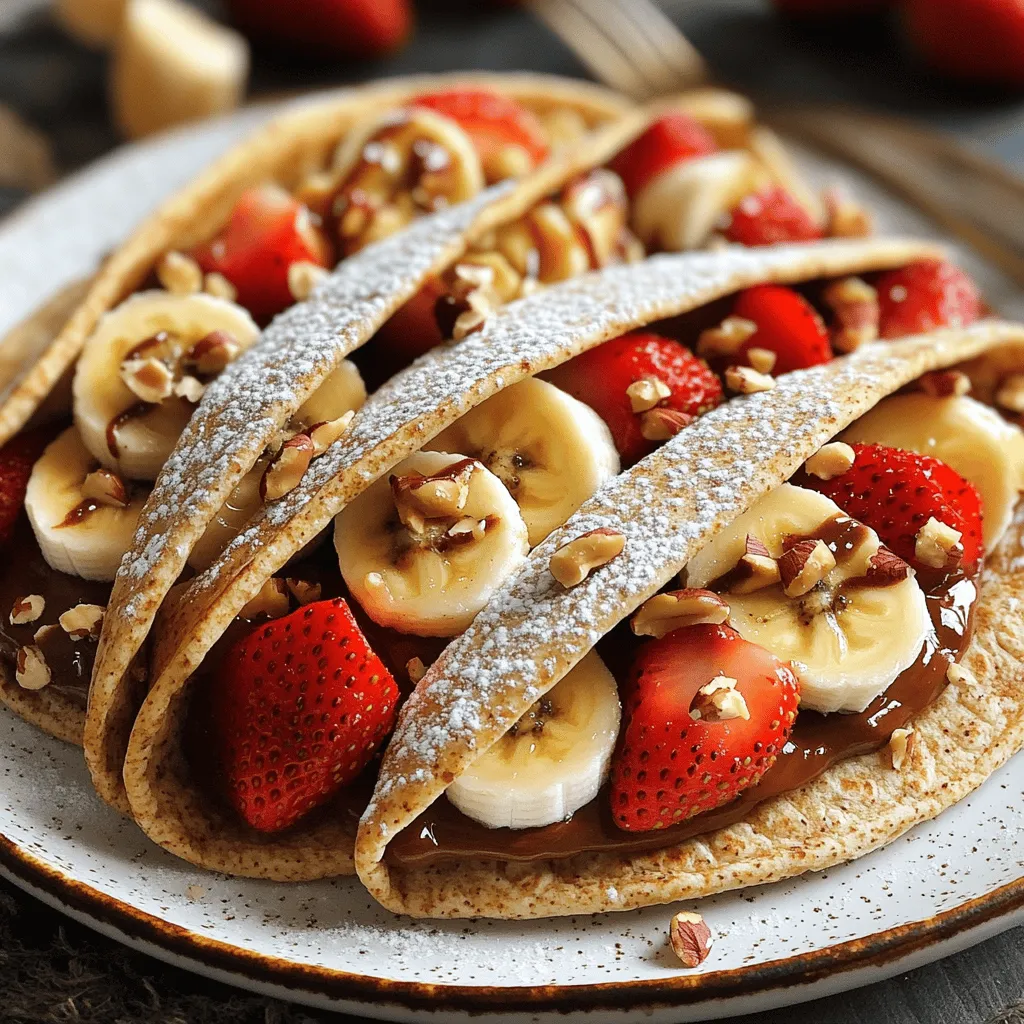 Delicious Banana Nutella With Strawberry Treat Recipe