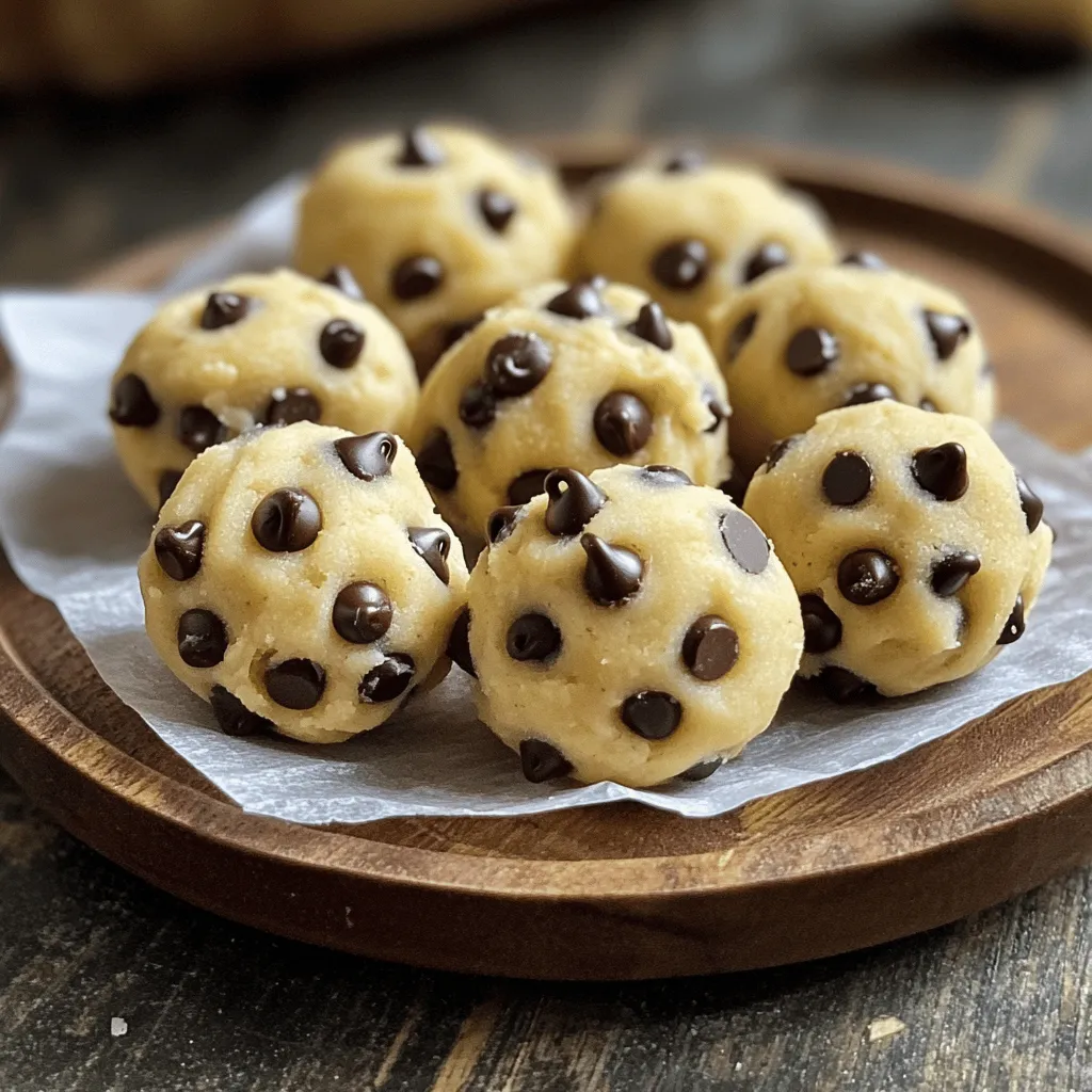 Chocolate Chip Cookie Dough Bites Simple and Fun