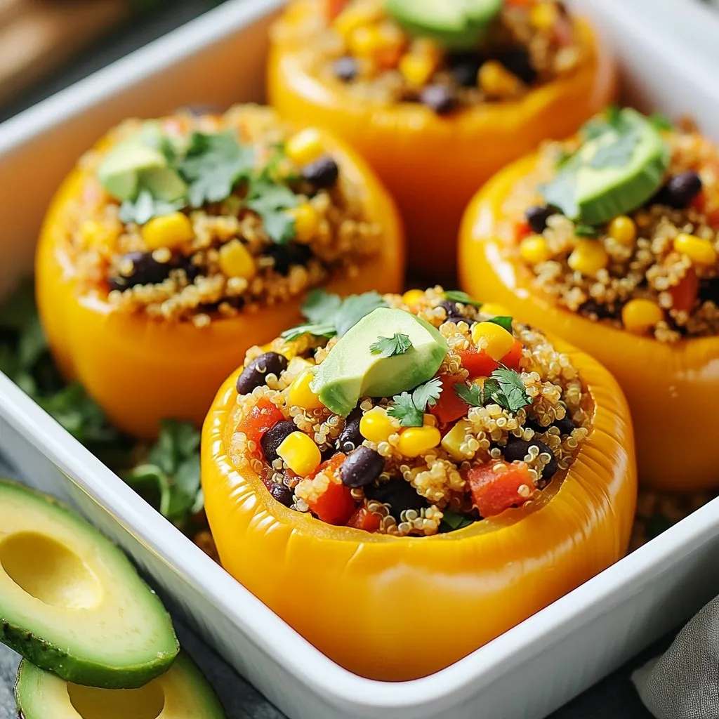 Vegan Stuffed Bell Peppers Flavorful and Easy Recipe