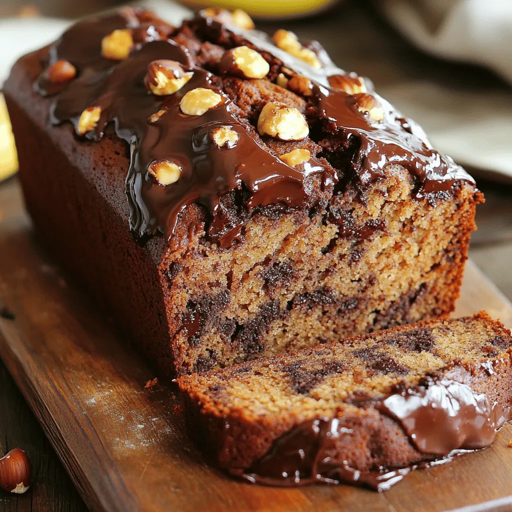 Chocolate Hazelnut Banana Bread Delightfully Moist Recipe