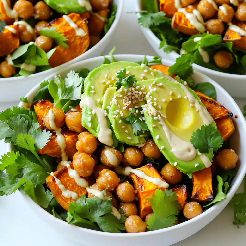 Sheet-Pan Sweet Potato Chickpea Buddha Bowls Delight