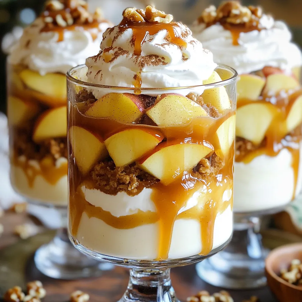 Caramel Apple Cheesecake Trifles Easy Delightful Treat