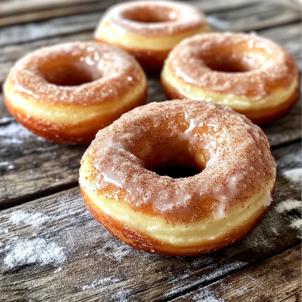 Bakery-Style Cinnamon Sugar Donuts Simple Recipe