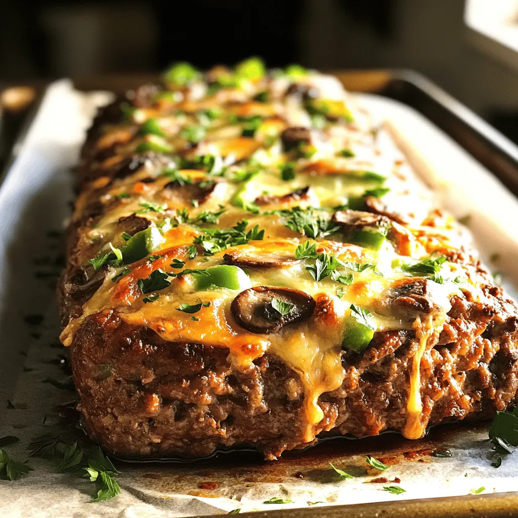 Ultimate Philly Cheesesteak Meatloaf Flavorful Delight