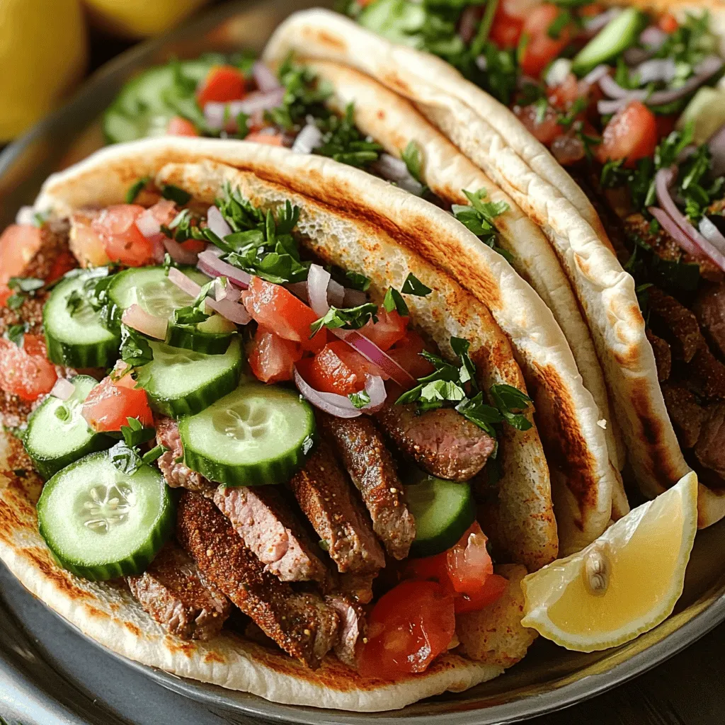Beef Shawarma Supreme Sandwich Flavorful and Satisfying