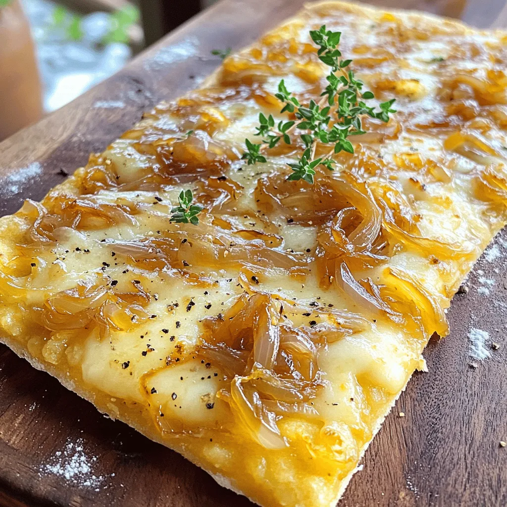 Caramelized Onion &#038; Gruyere Flatbread Delight