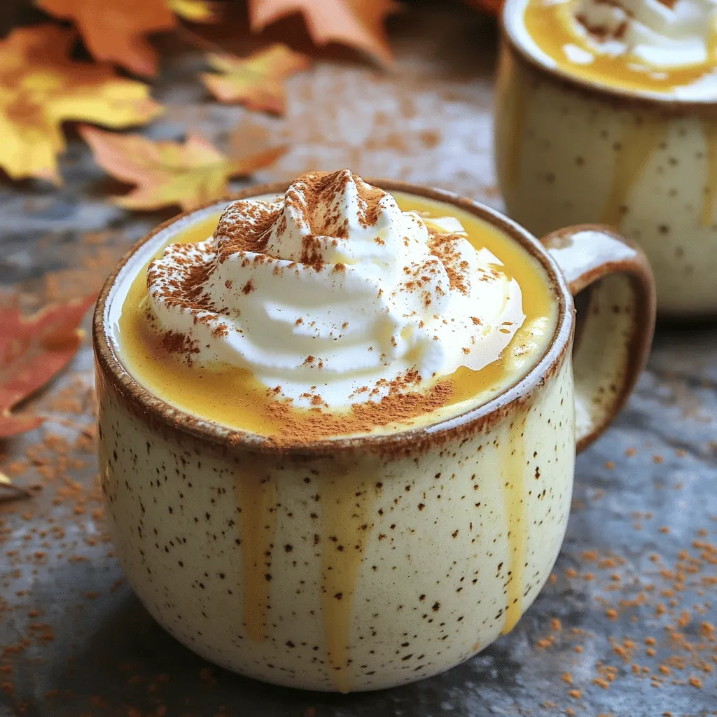 Pumpkin Spice White Hot Chocolate Creamy Delightful Treat