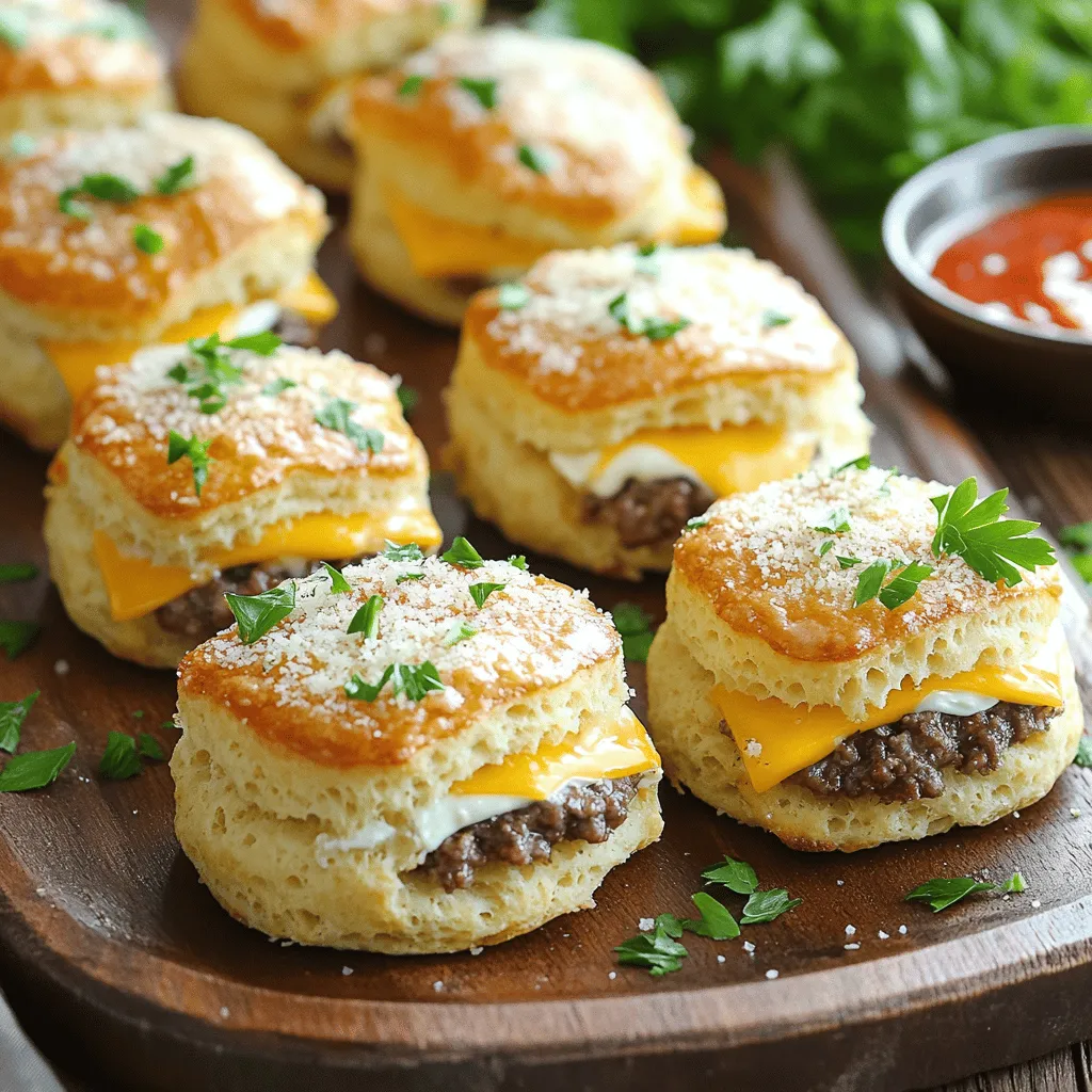 Irresistible Garlic Parmesan Cheeseburger Bombs Recipe