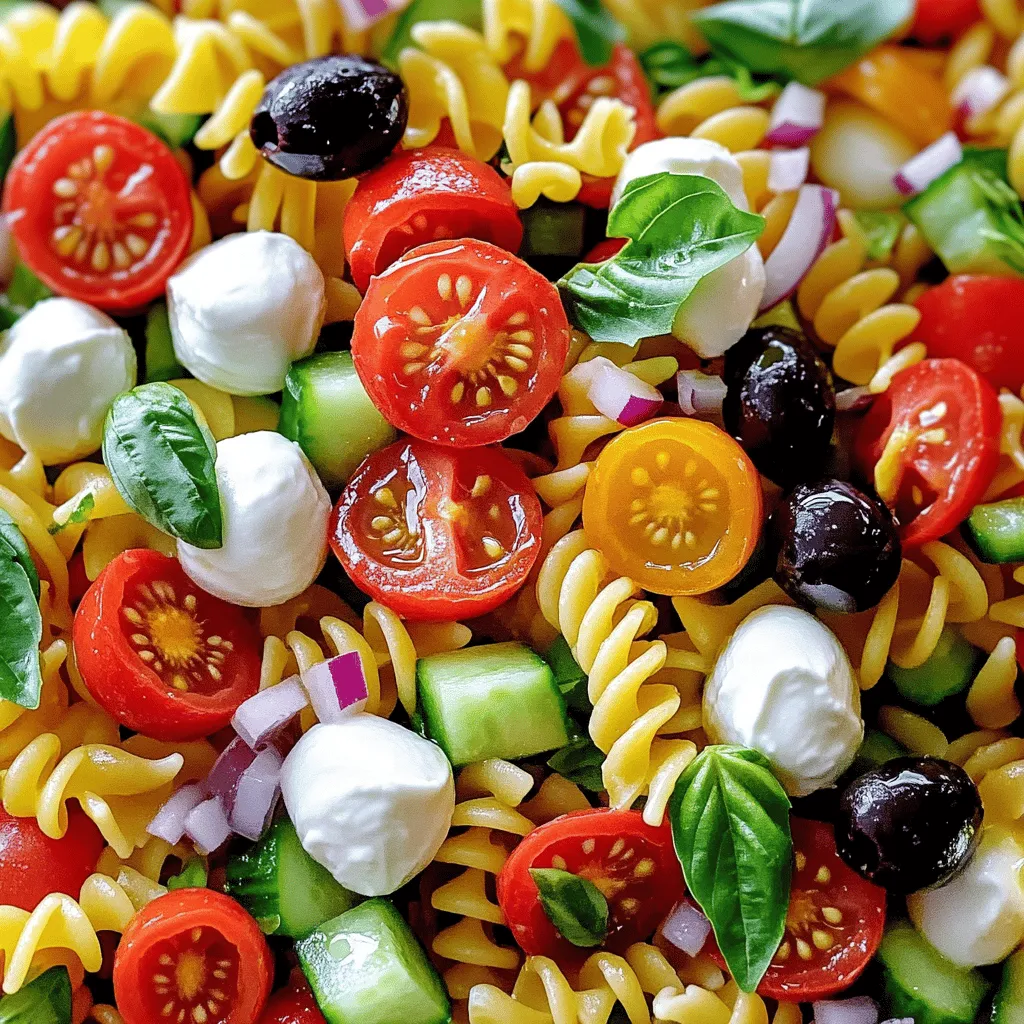 Zesty Italian Pasta Salad Fresh and Flavorful Delight