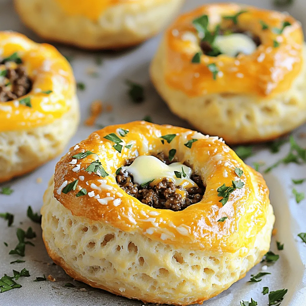 Garlic Parmesan Cheeseburger Bombs Flavorful Party Treat