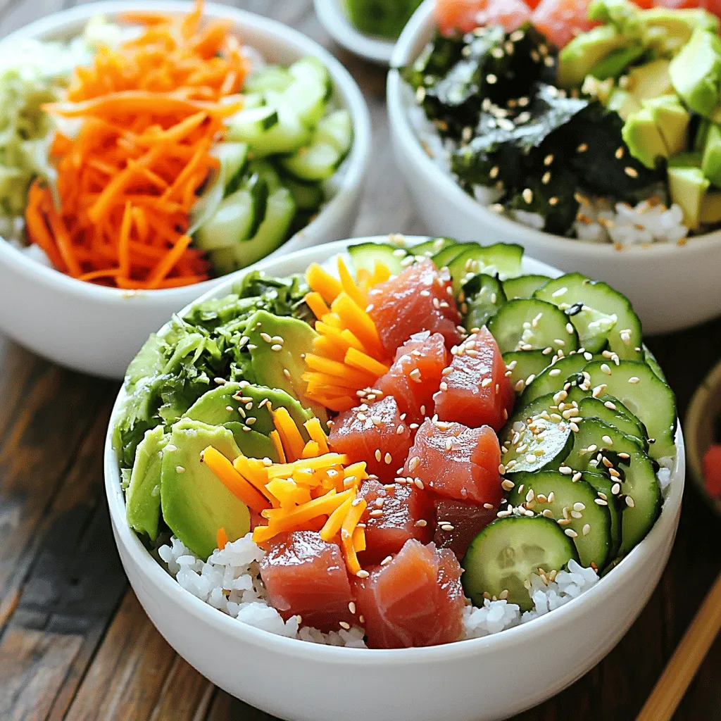 Sushi Roll Bowls Tasty and Customizable Delight