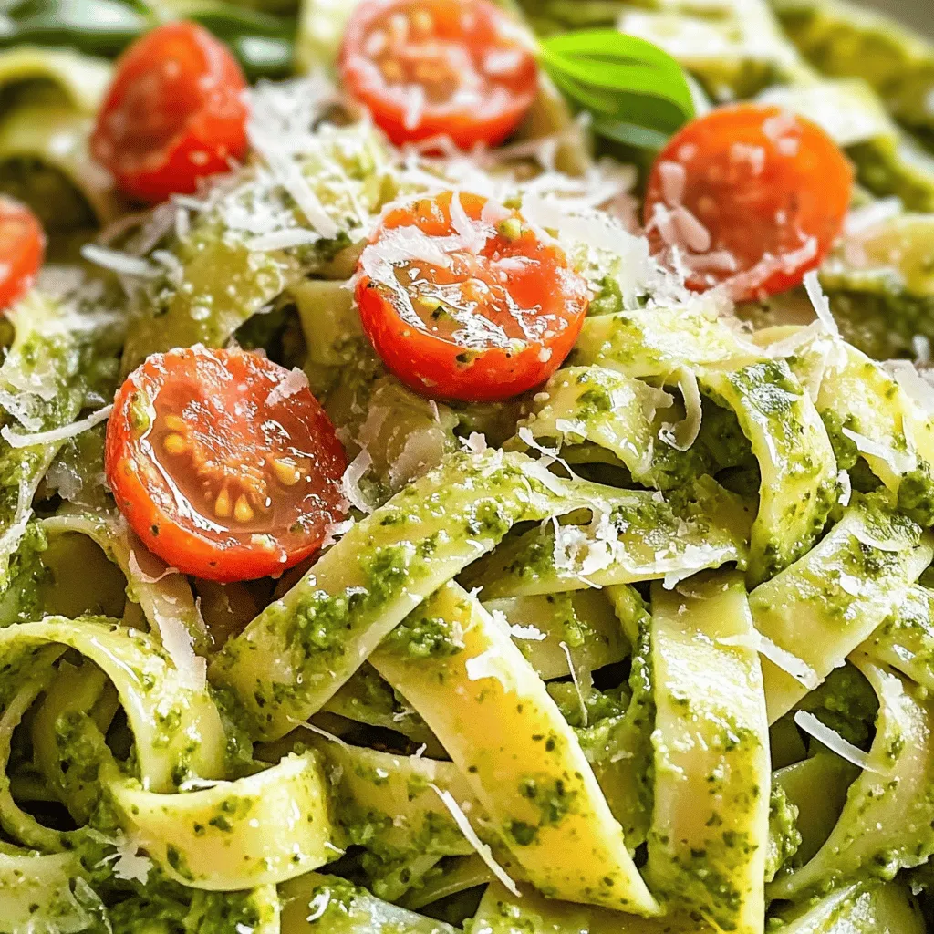 Creamy Pesto Pasta Delightful Weeknight Dinner Recipe