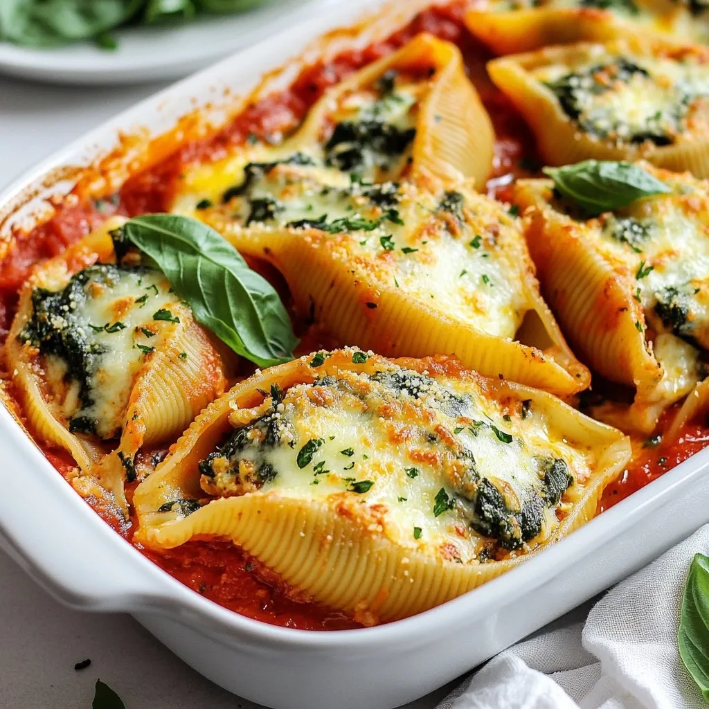 Spinach Ricotta Stuffed Shells Flavorful Family Meal