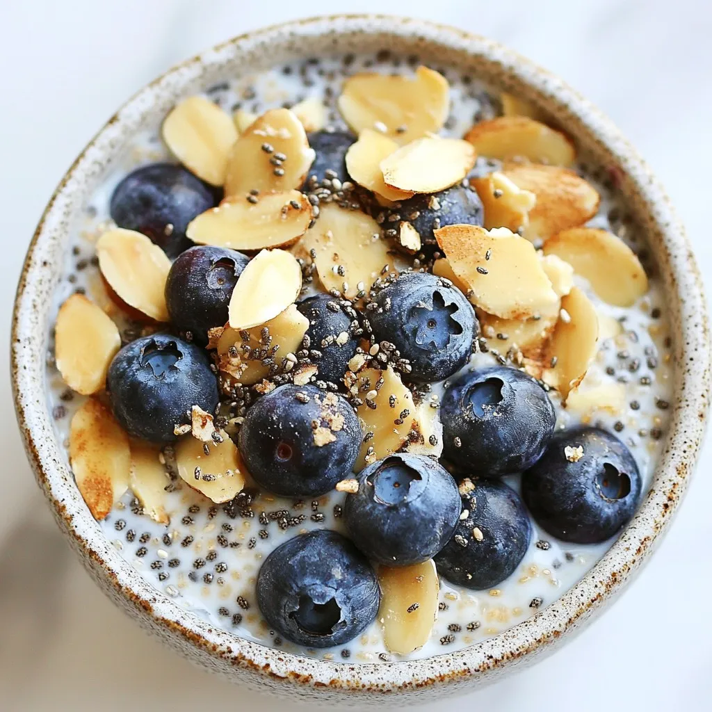 Blueberry Chia Overnight Oats Healthy Breakfast Choice