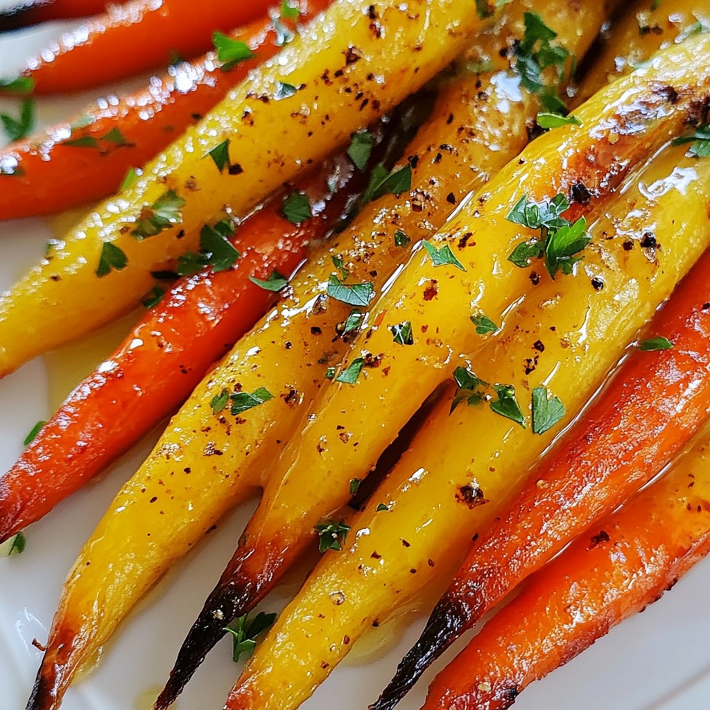 Maple Dijon Roasted Carrots Flavorful Side Dish Delight