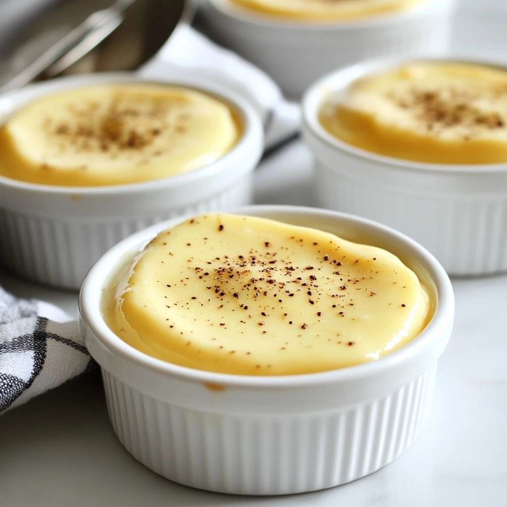Old-Fashioned Southern Vanilla Custard with Nutmeg Delight