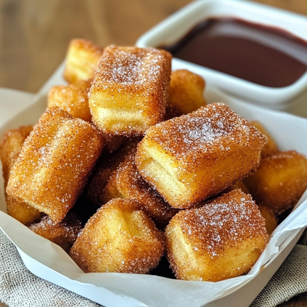 Cinnamon Sugar Churro Bites Delightful Sweet Treat