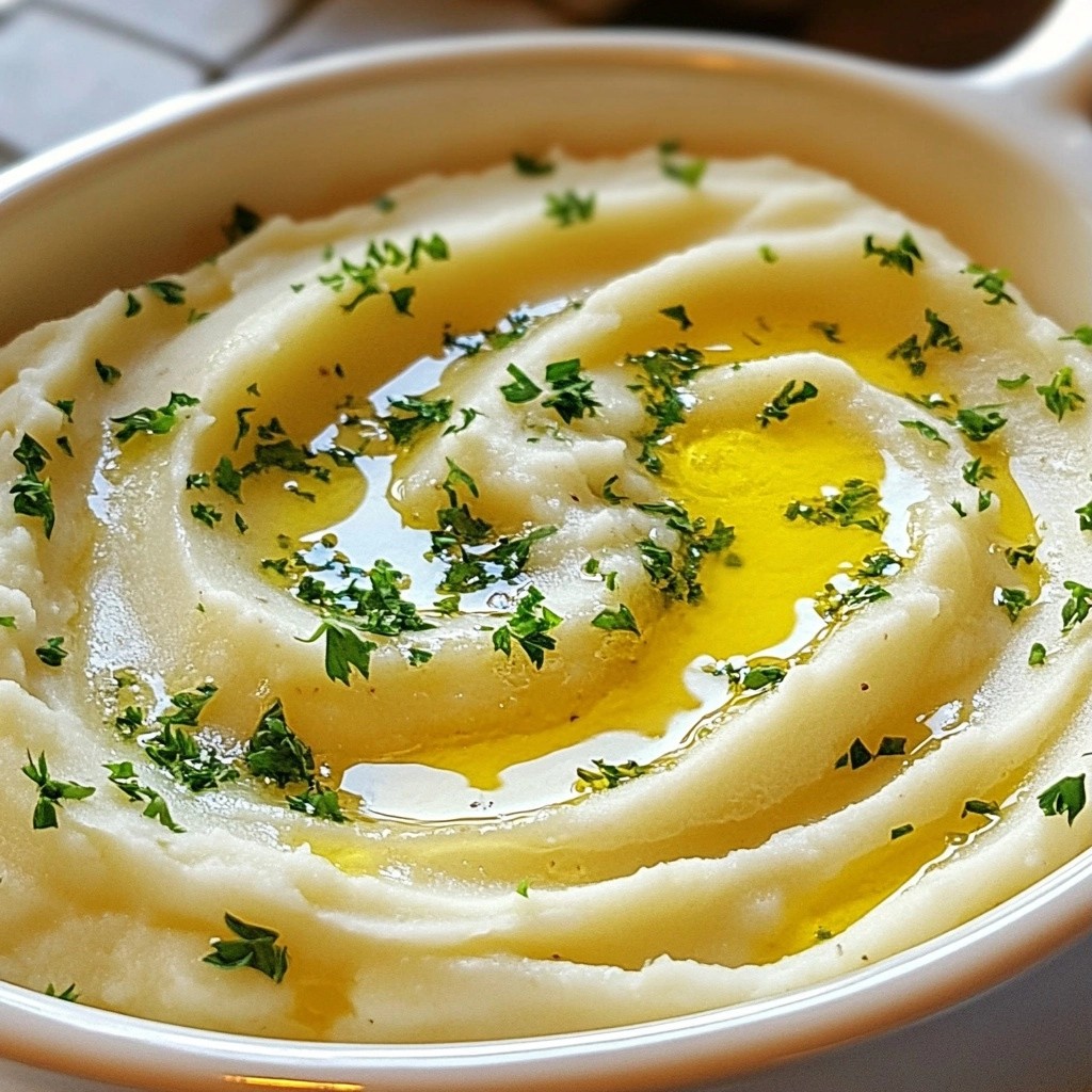 Grandma's Creamy Southern Parsley Garlic Mashed Potatoes