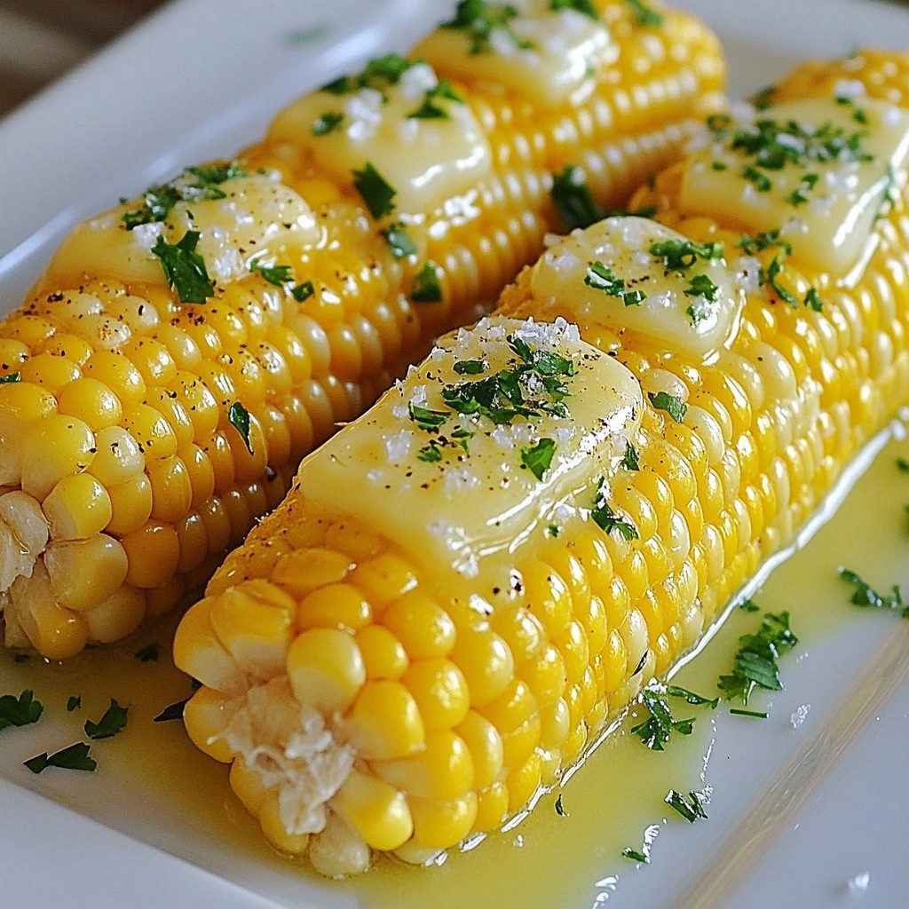 Grandma's Buttered Southern Corn on the Cob Delight