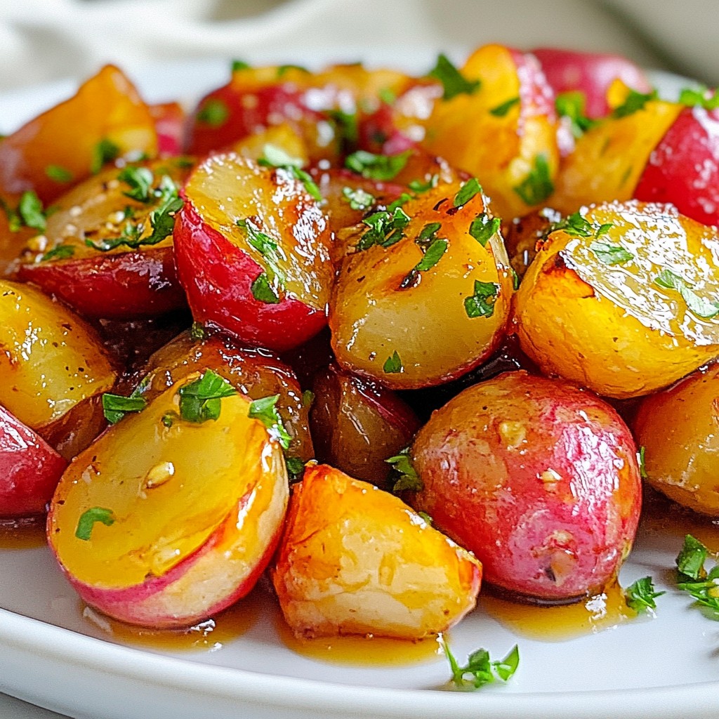 Honey Garlic Roasted Radishes Delightful Side Dish