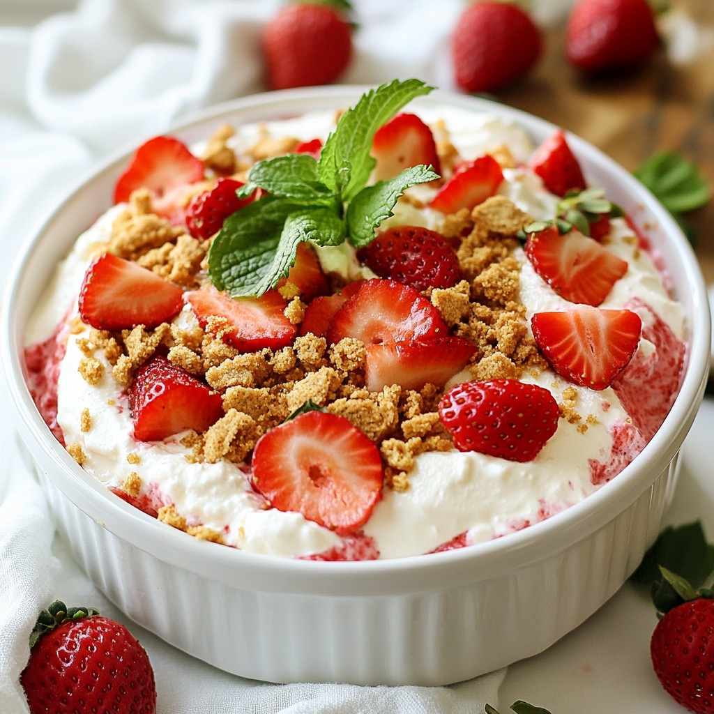 Strawberry Cheesecake Dip Simple and Tasty Delight