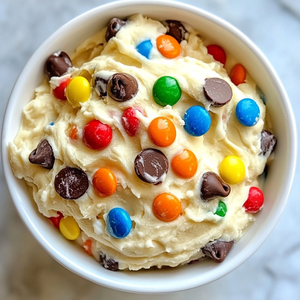 Edible Monster Cookie Dough Delightfully Easy Recipe