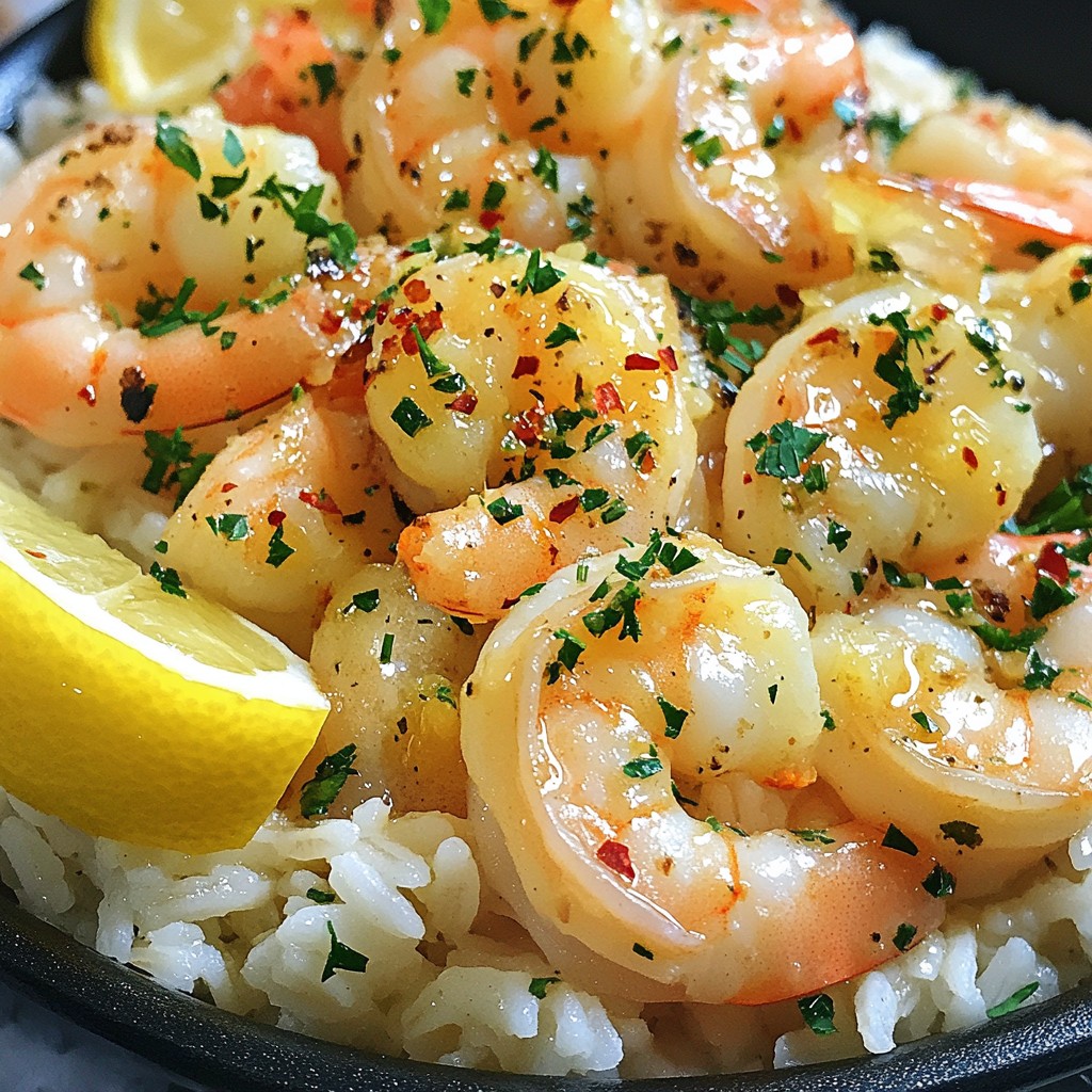 Lemon Butter Garlic Shrimp Skillet Quick and Easy Meal