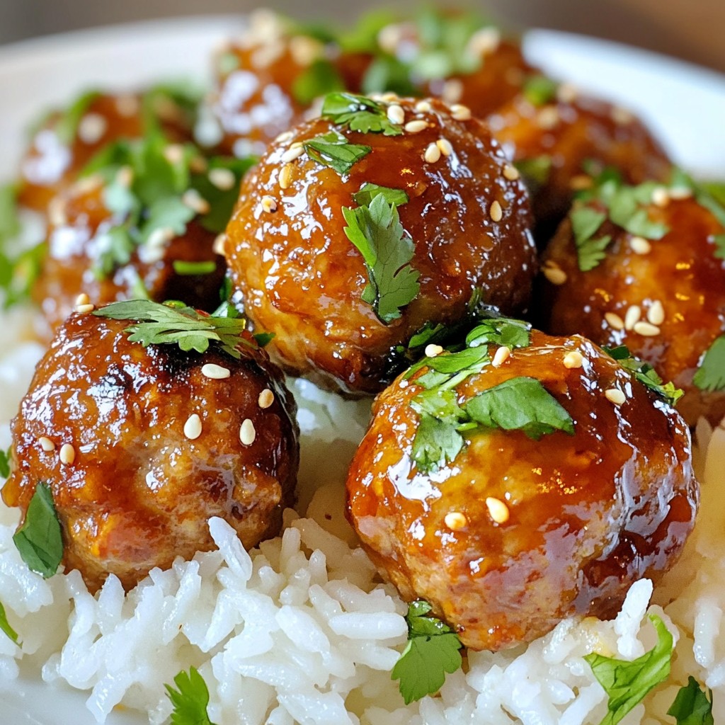 Teriyaki Turkey Meatballs Flavorful and Simple Recipe