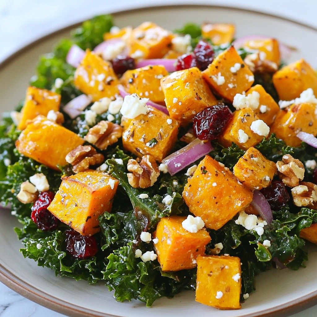 Roasted Sweet Potato Kale Salad Tasty and Nutritious